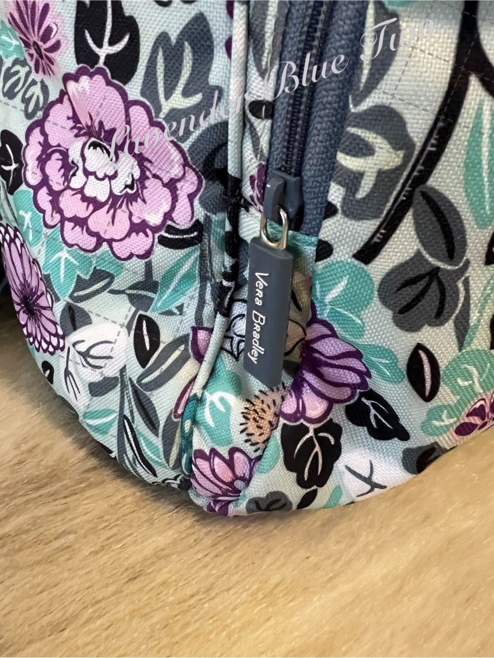 VERA BRADLEY Penelope’s Garden Convertible Ripstop Laptop Backpack Diaper Floral - Picture 4 of 15